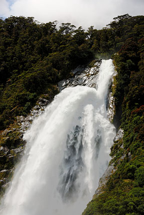 Bowen Falls at Milford Sound