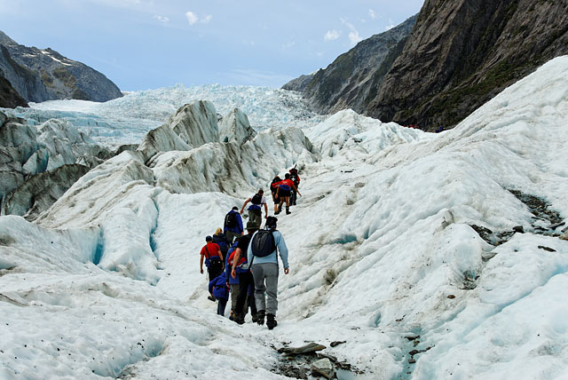 guided walk on Franz Josef Glacier