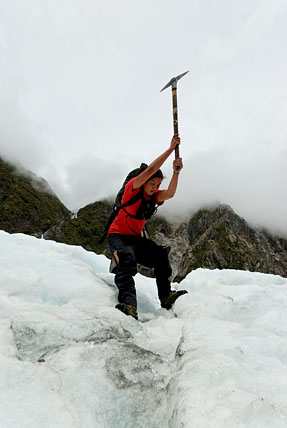 Glacier walk guide fixes path