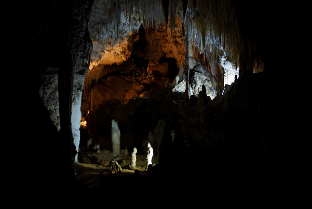 Inside Aranui Cave at Waitomo