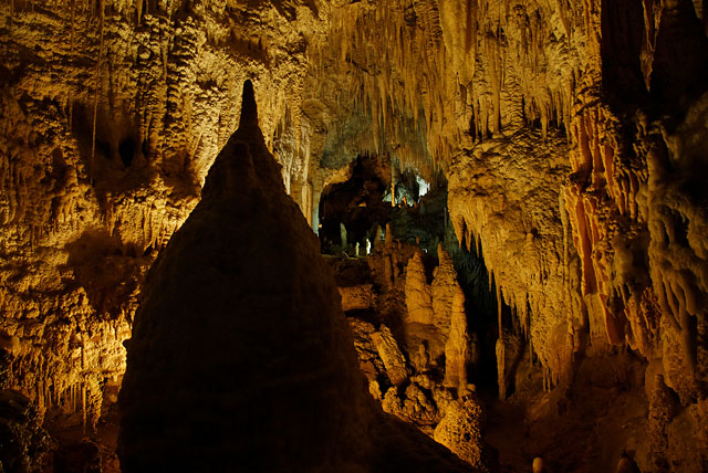 Inside Aranui Cave at Waitomo