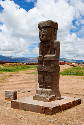 Figure at Tiwanaku