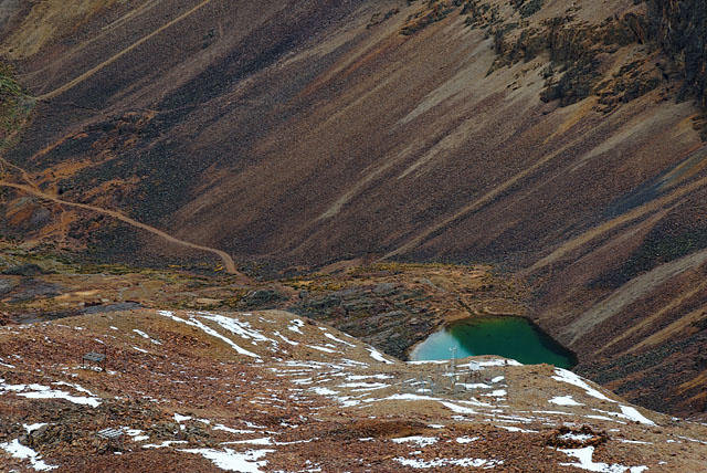 Lake below Chacaltaya