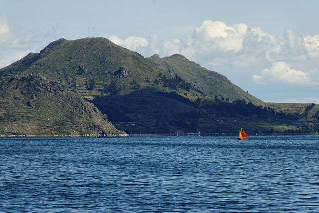 Sailing at Lake TIticaca near Copacabana