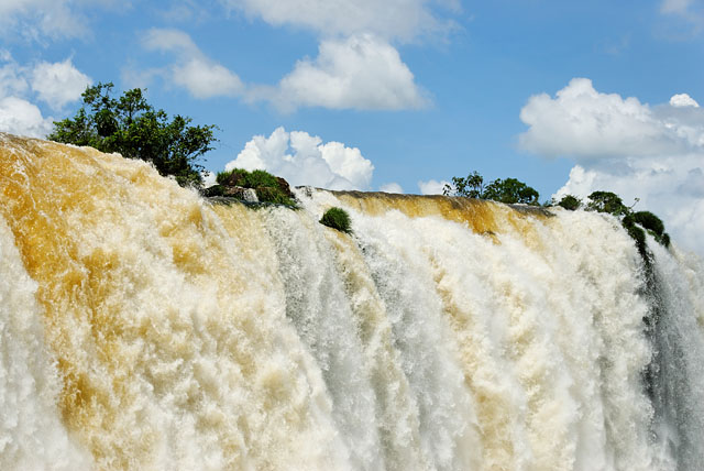 Salto Floriano at Iguazu Falls in Brazil