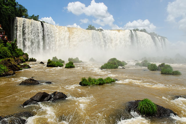 Salto Floriano at Iguazu Falls in Brazil