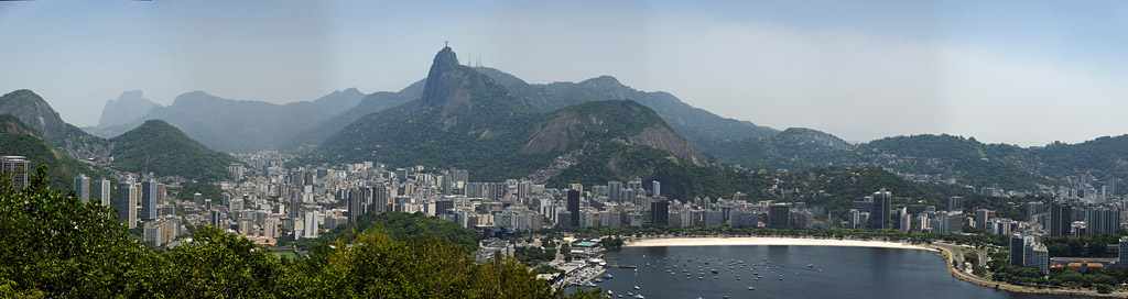 Panorama of Rio De Janeiro with Botafogo