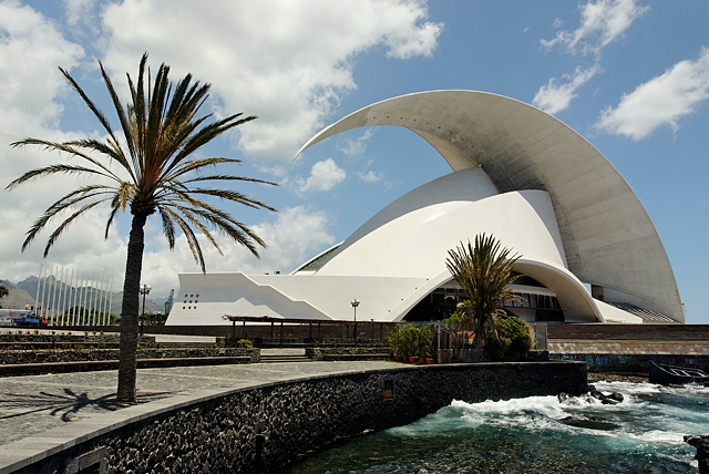 Opera house in Santa Cruz de Tenerife