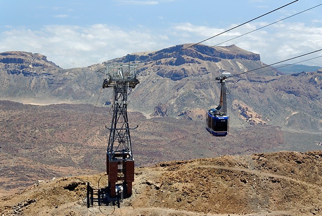 Cable car to Pico del Teide
