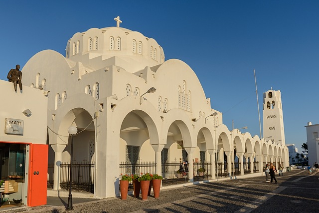 Church in Fira, Santorini, Greece