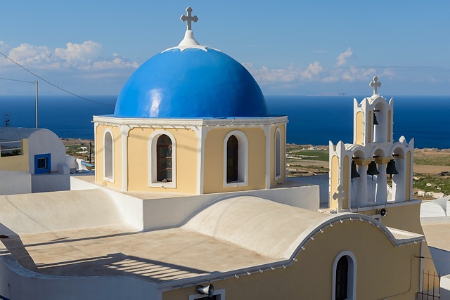 Church in Fira, Santorini, Greece