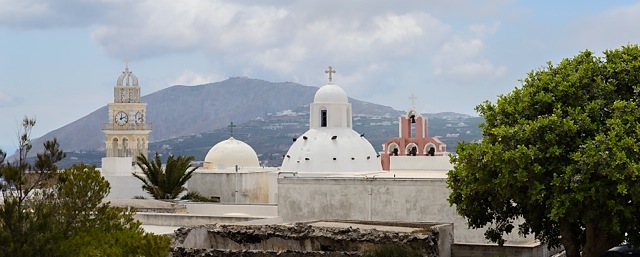 Church in Fira, Santorini, Greece
