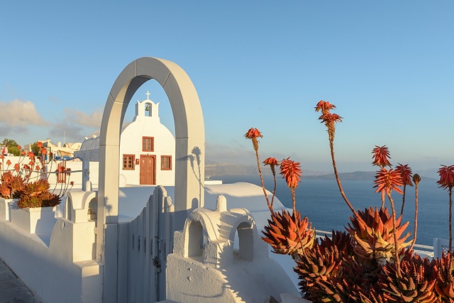 Church in Oia, Santorini, Greece