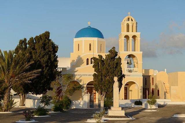 Church in Oia, Santorini, Greece