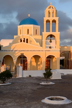 Church in Oia, Santorini, Greece