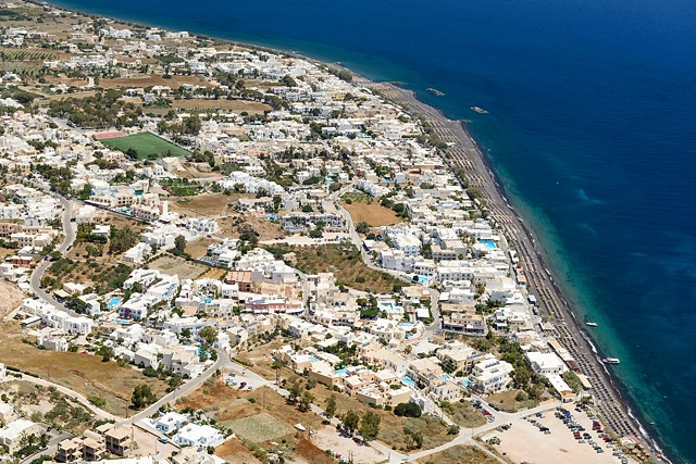 Kamari from Ancient Thera, Santorini