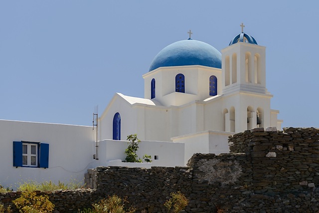 Church in Ano Meria, Folegandros