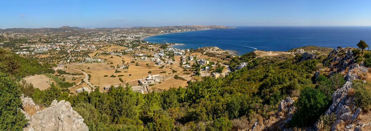 panorama of Faliraki
