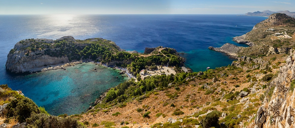 Anthony Quinn Bay from hill