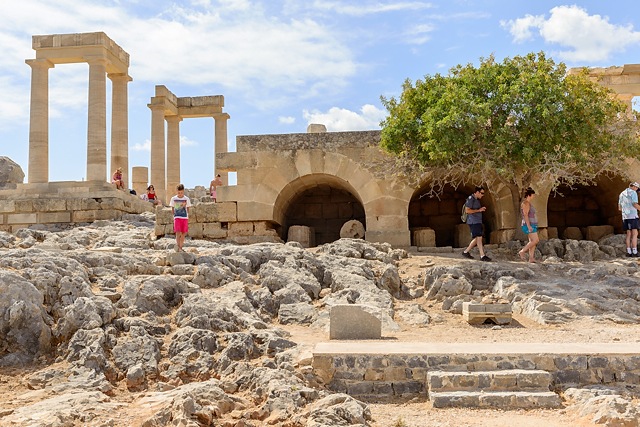 Acropolis in Lindos, Rhodes