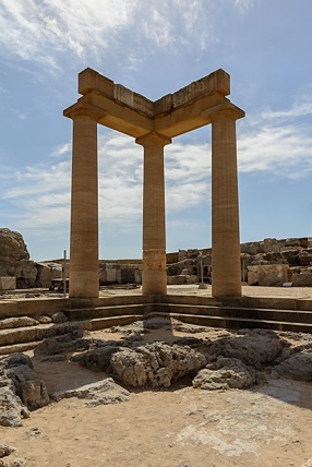 Acropolis in Lindos, Rhodes