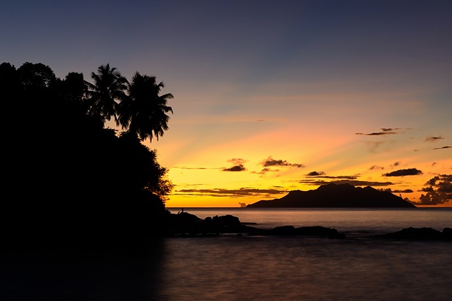 sunset at Seychelles