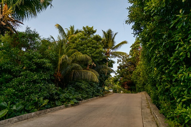 road from Petit Anse, Mahe, Seychelles