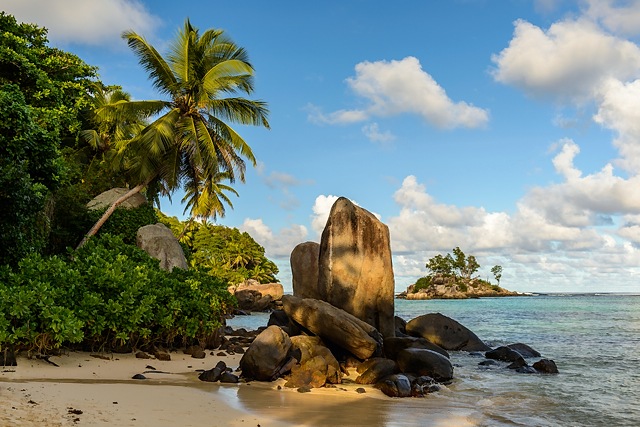 boulders at Anse Royale, Mahe, Seychelles