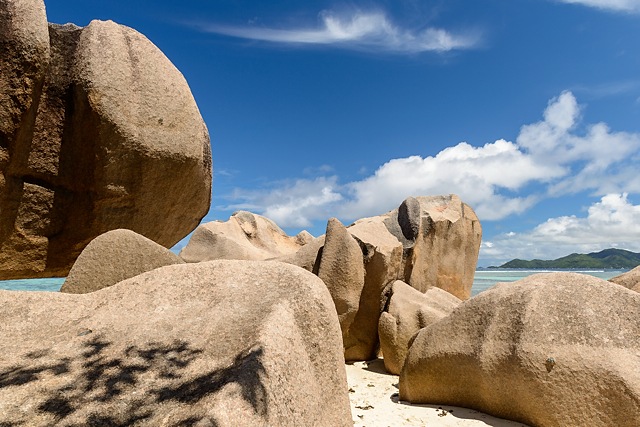 boulders at Anse Source D'Argent, La Digue, Seychelles