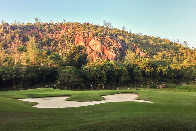 golf course at Constance Lemuria, Praslin, Seychelles