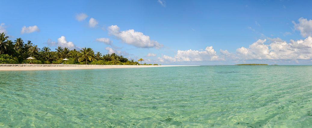 Panorama of Holiday Island, Maldives