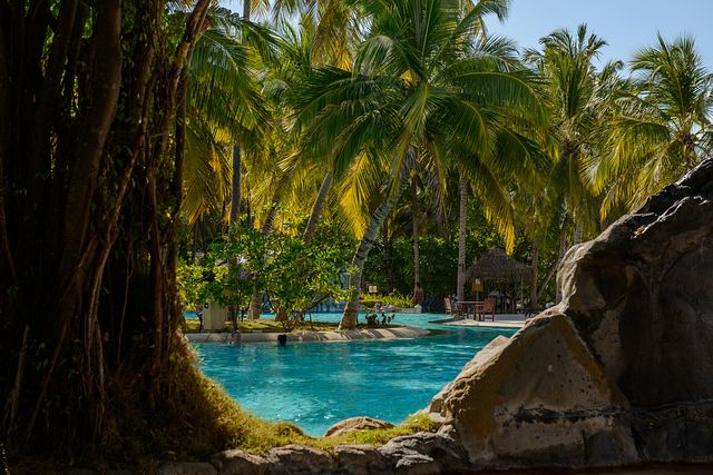 pool at Sun Island, Maldives